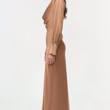 Simkhai - Adelle Draped Satin Gown