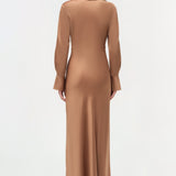 Simkhai - Adelle Draped Satin Gown