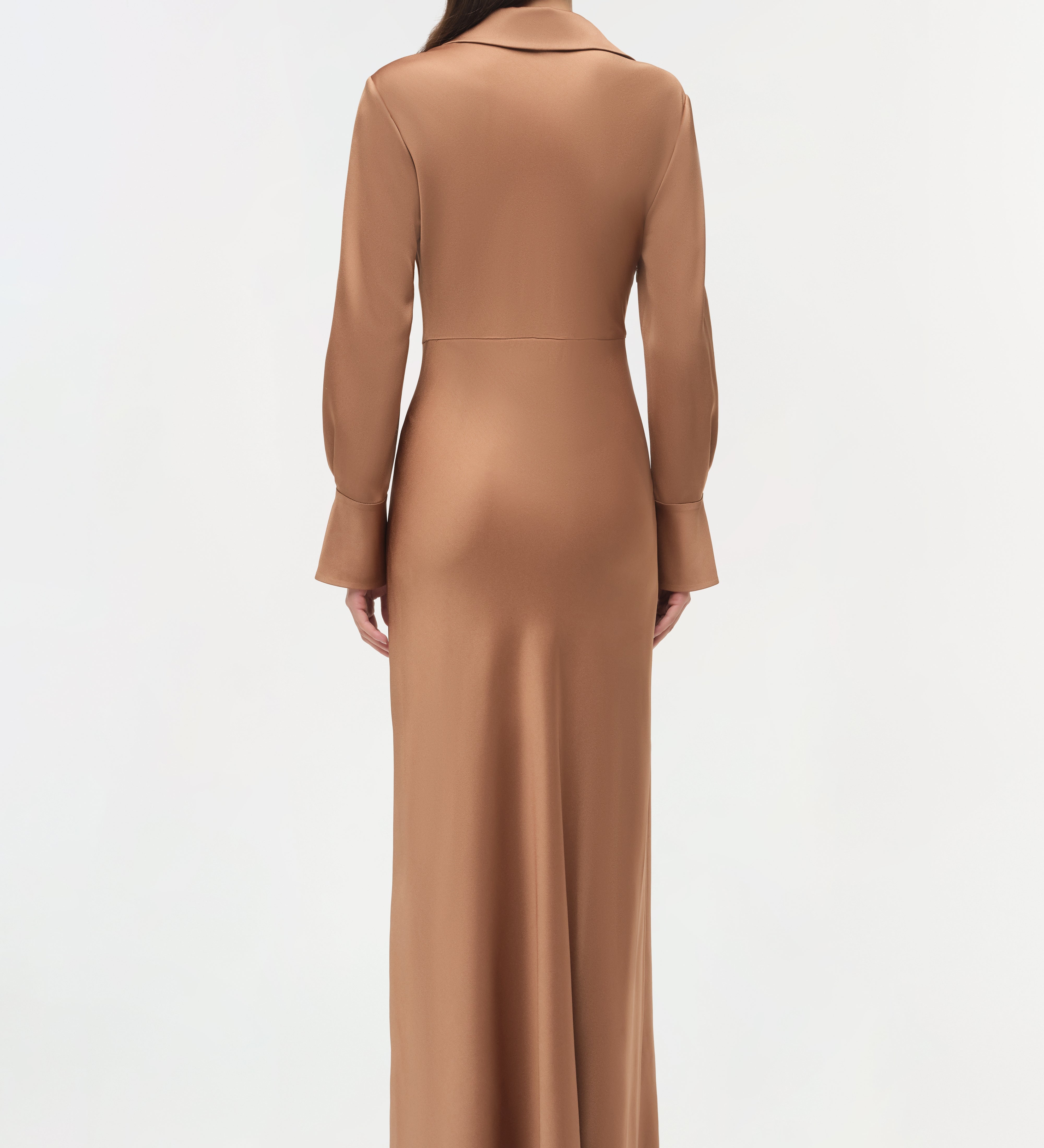 Simkhai - Adelle Draped Satin Gown