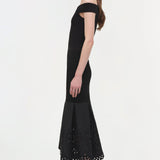 Simkhai - Eveletta Embroidered Knit Midi Skirt