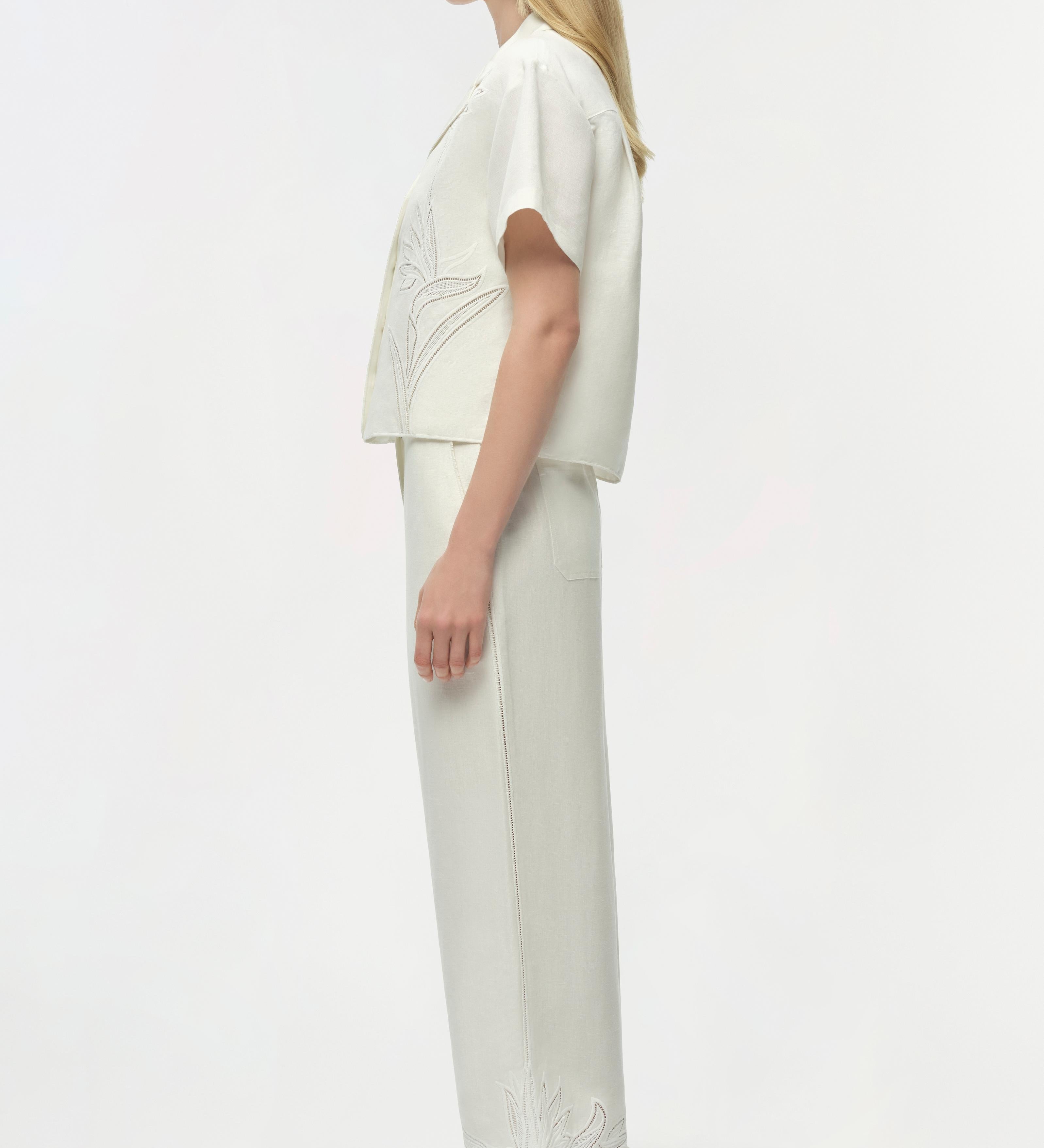 Simkhai - Kallin Cropped Wide Leg Pant