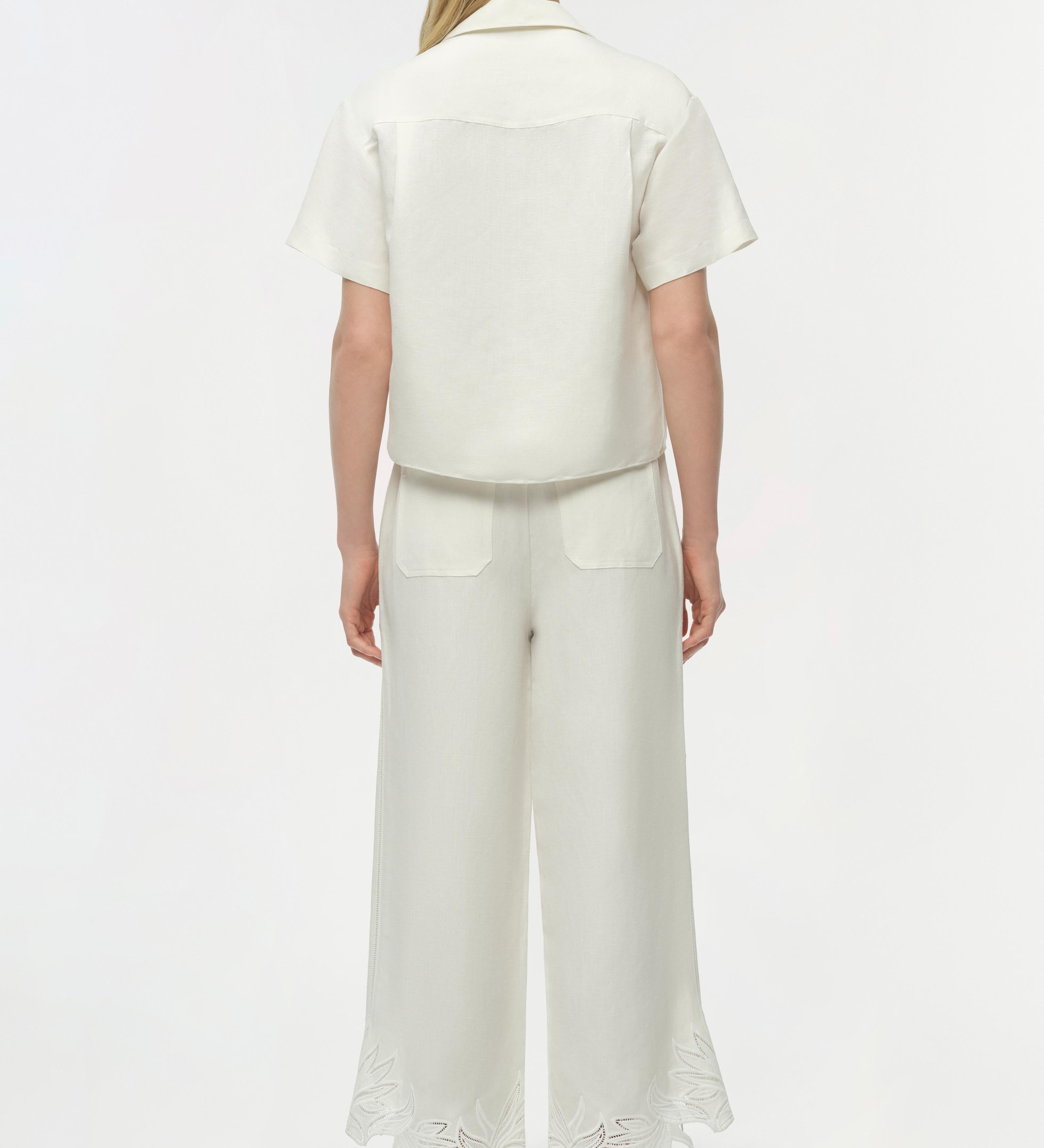 Simkhai - Kallin Cropped Wide Leg Pant