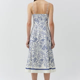 Simkhai - Analise Linen Bustier Midi Dress