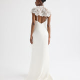 TWP - Lace Gown in Silk Charmeuse