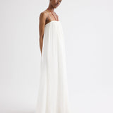 TWP - Shirred Column Dress in Linen Viscose