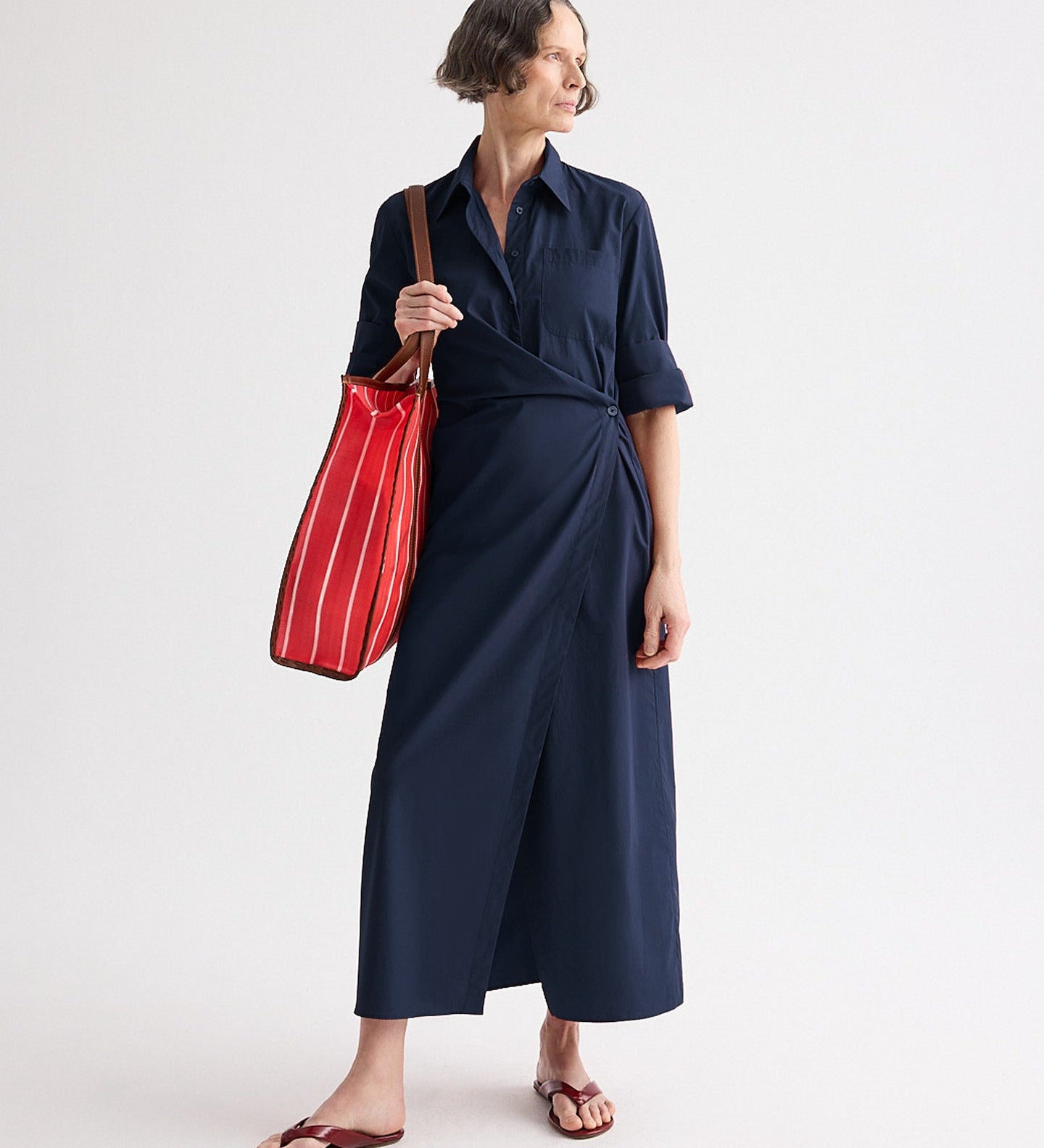TWP - New Earl Dress in Superfine Cotton Shirting