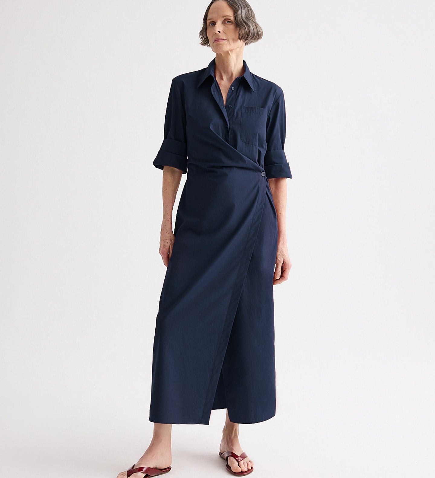 TWP - New Earl Dress in Superfine Cotton Shirting
