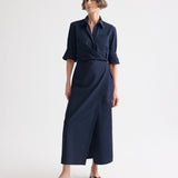 TWP - New Earl Dress in Superfine Cotton Shirting