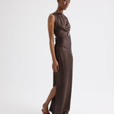 TWP - On The Side Dress in Washed Silk Charmeuse