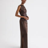 TWP - On The Side Dress in Washed Silk Charmeuse
