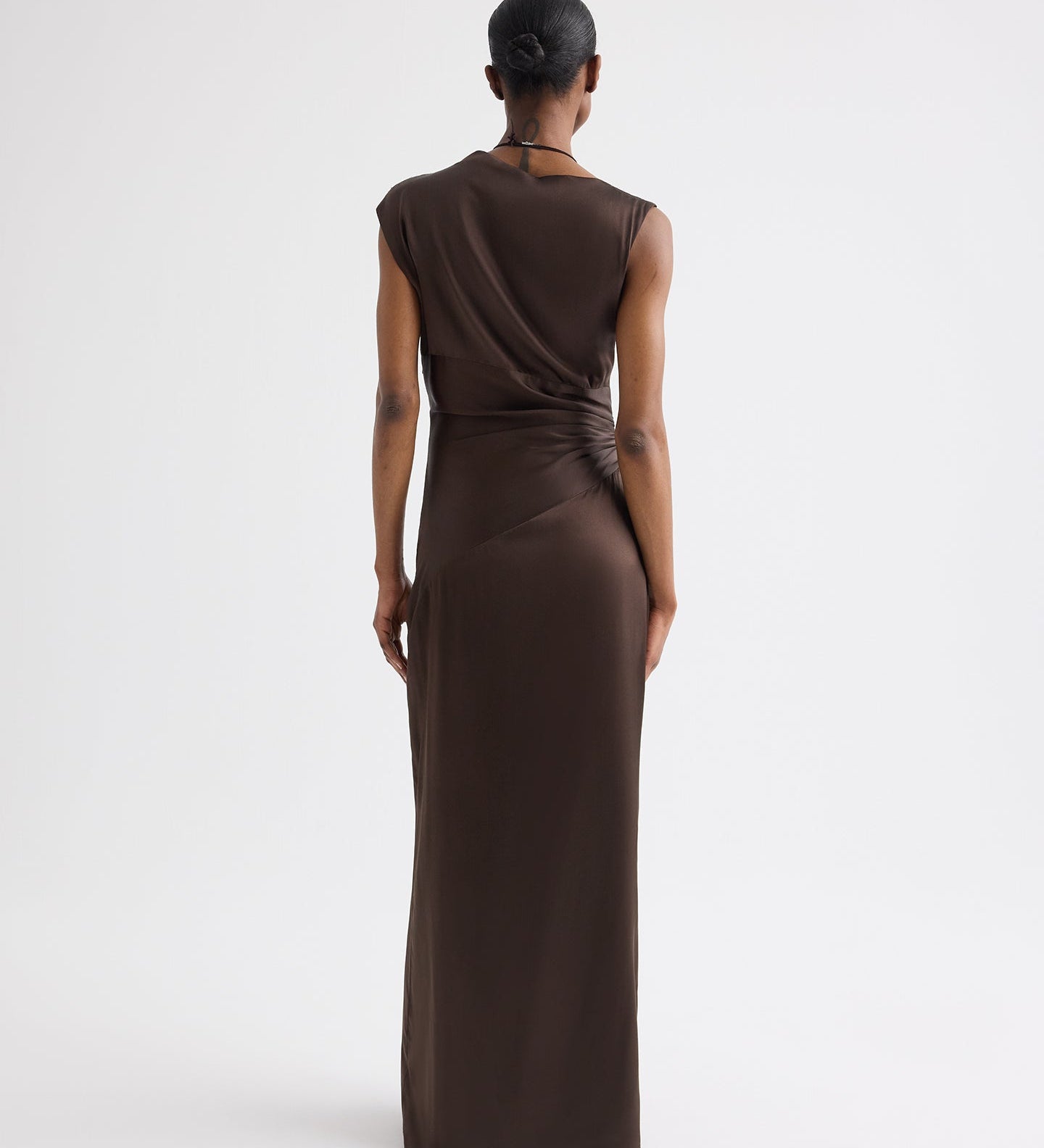 TWP - On The Side Dress in Washed Silk Charmeuse