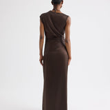 TWP - On The Side Dress in Washed Silk Charmeuse