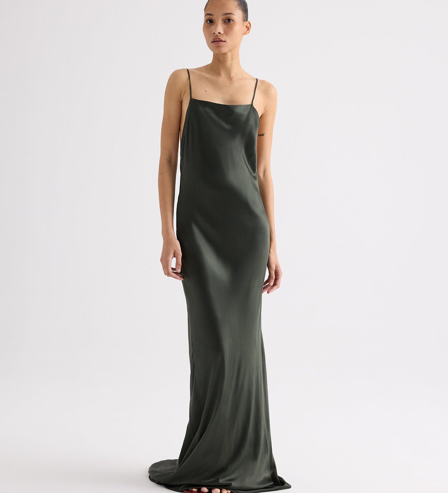 TWP - Scoop Back Slip Dress in Stretch Superwashed Silk