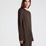 TWP - NIGHTFALL DRESS - TURKISH COFFEE