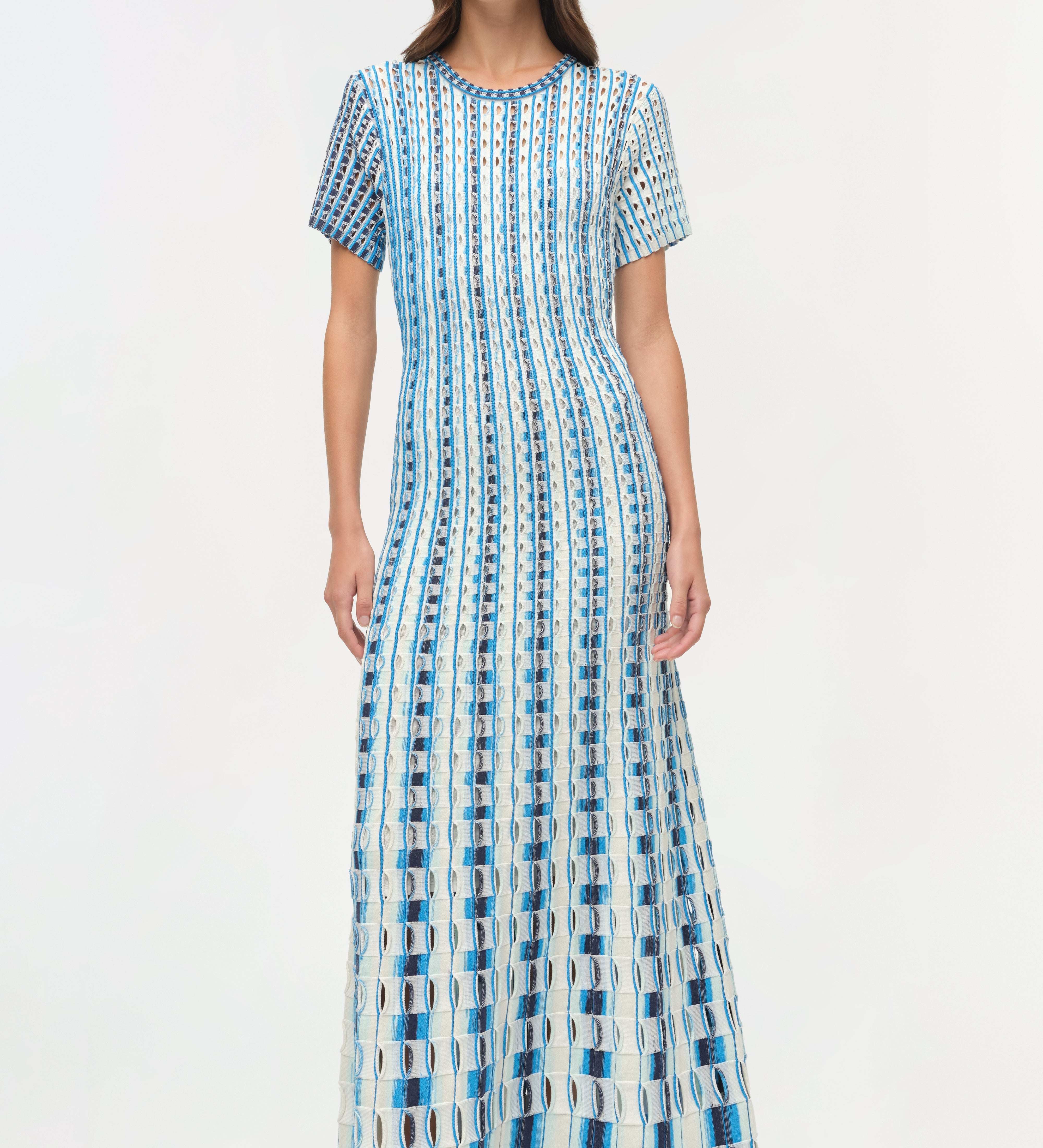 Simkhai - Zaida Eyelet Knit Midi Dress