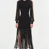 Simkhai - Melva Knit Embellished Midi Skirt