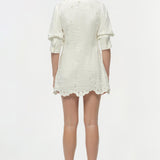 Simkhai - Freya Embroidered Linen Mini Dress