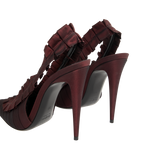 Saint Laurent - Madeline Silk Slingbacks