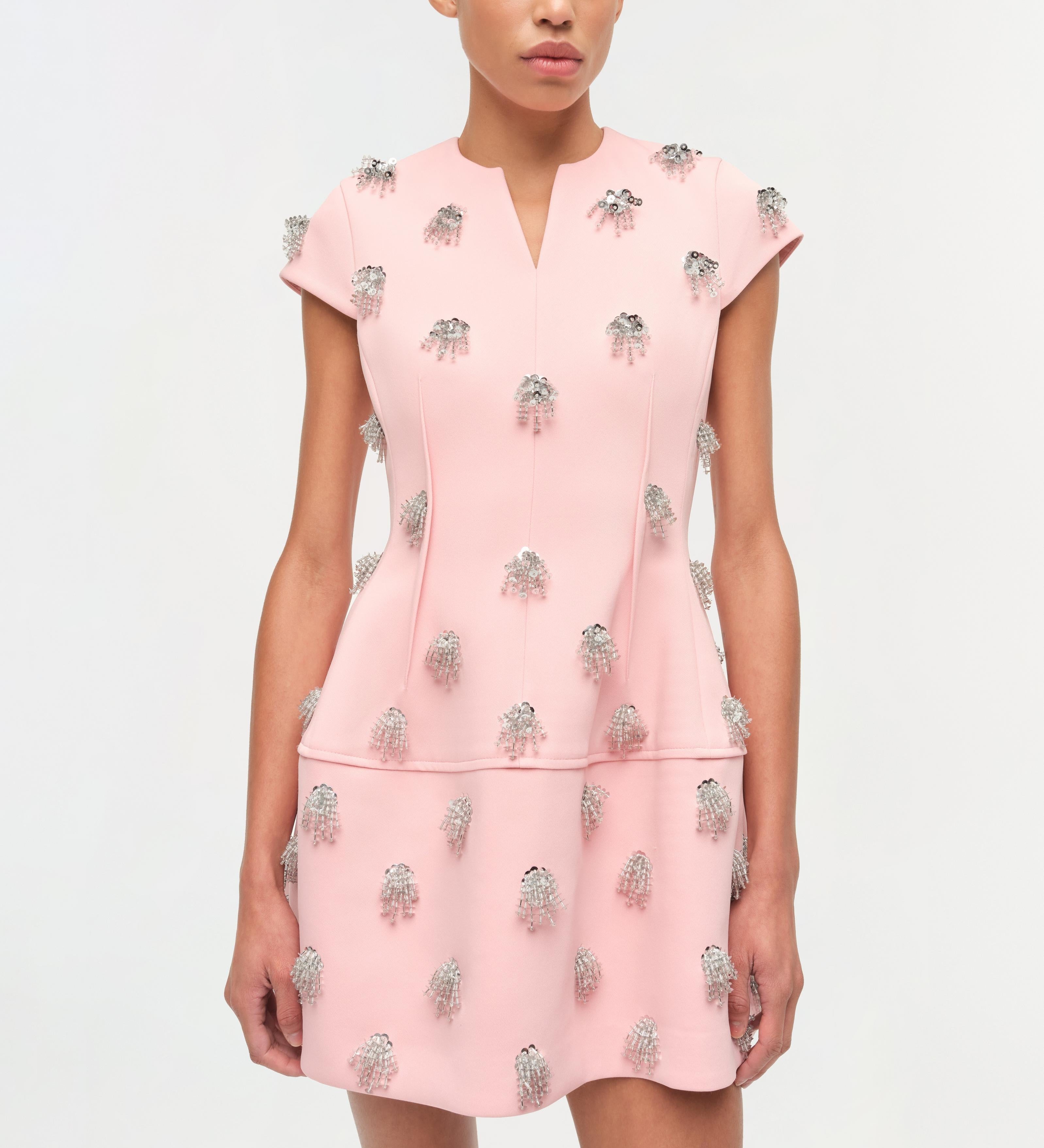 Simkhai - Bethanie Twill Embellished Mini Dress