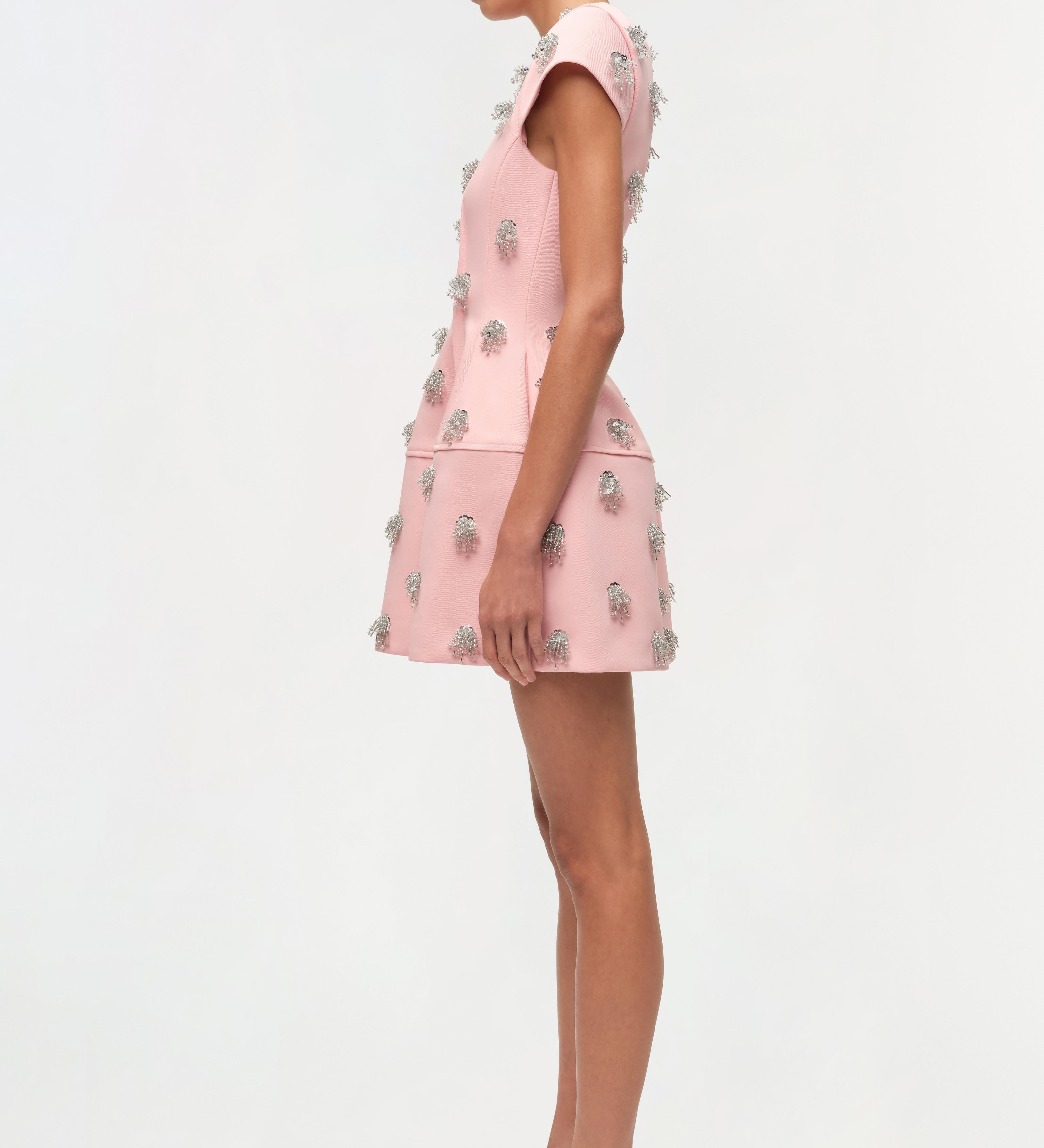 Simkhai - Bethanie Twill Embellished Mini Dress