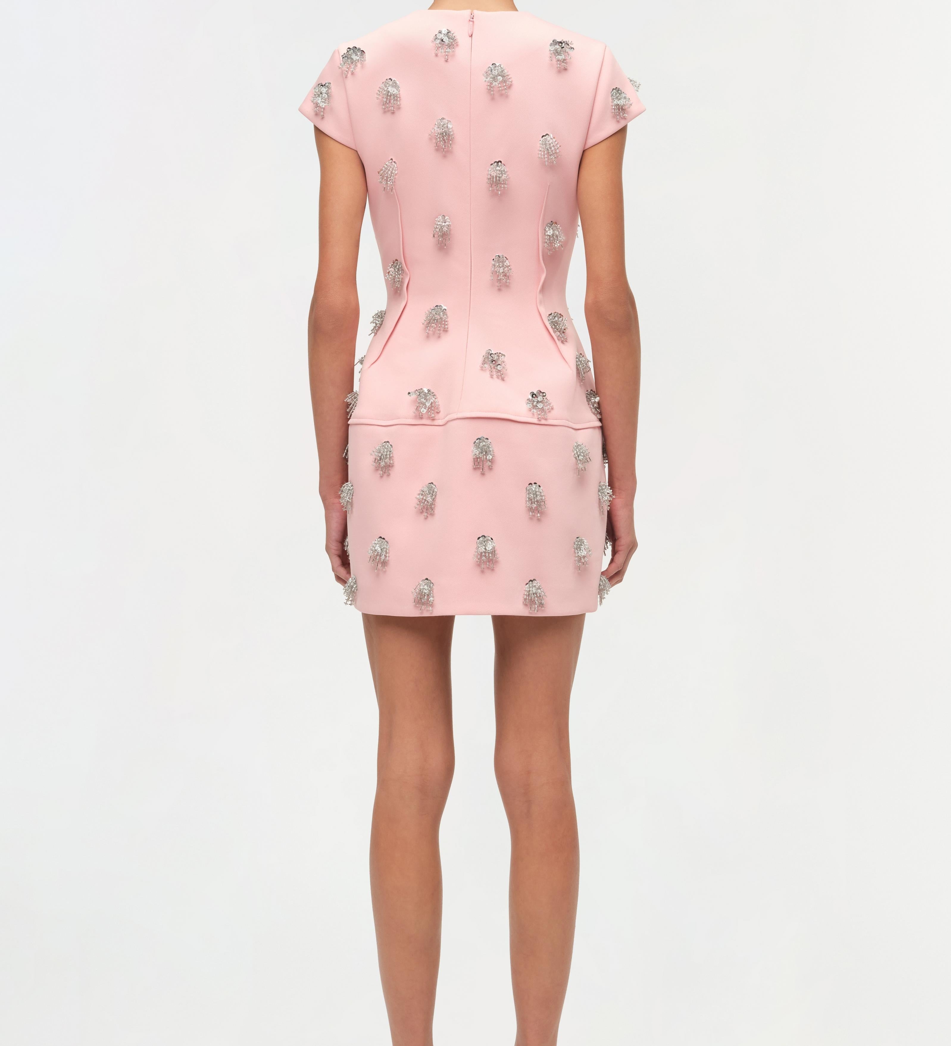 Simkhai - Bethanie Twill Embellished Mini Dress