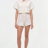 Simkhai - Callie Soutache Linen Camp Shirt