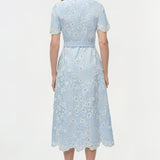 Simkhai - Audria Belted Linen Midi Dress