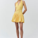 Simkhai - Brooke Cotton Halter Mini Dress