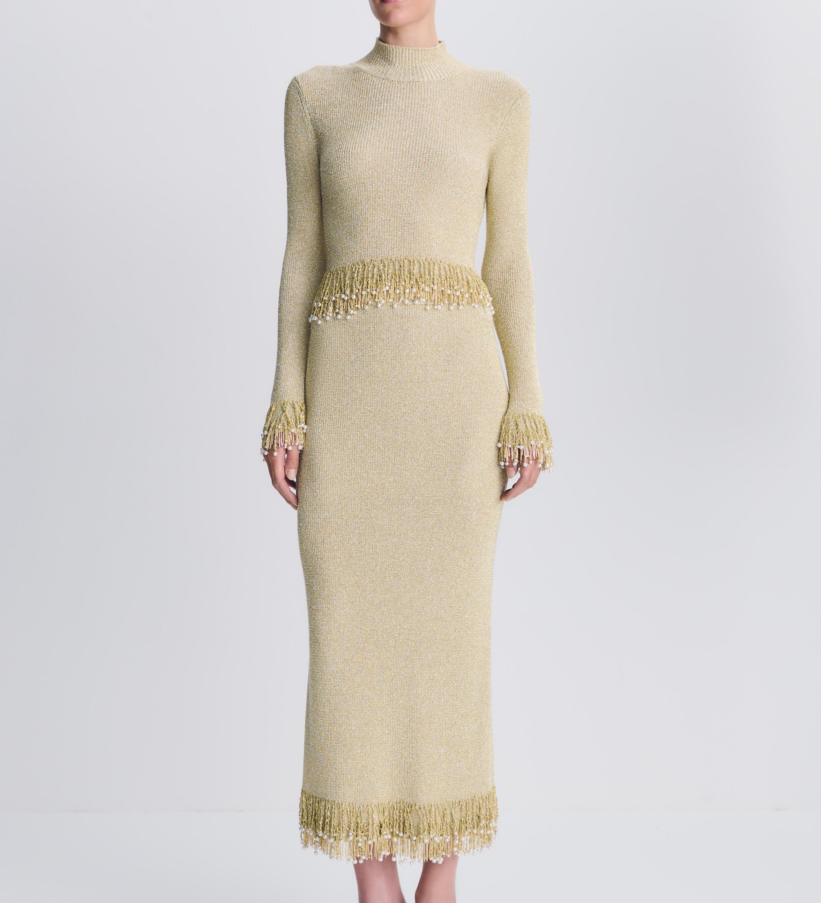 Simkhai - Tali Pearl Fringe Top