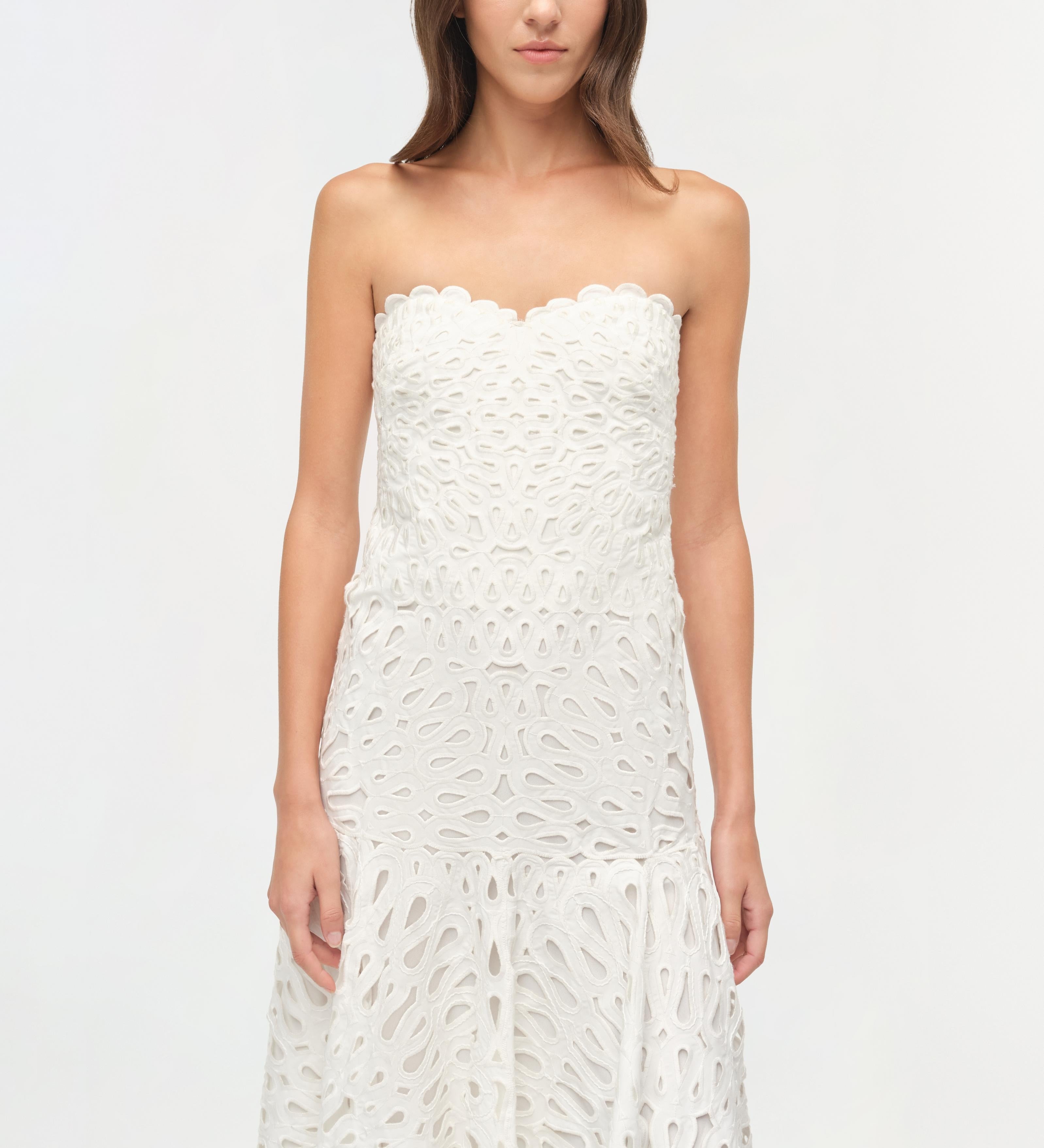 Simkhai - Florence Embroidered Midi Dress