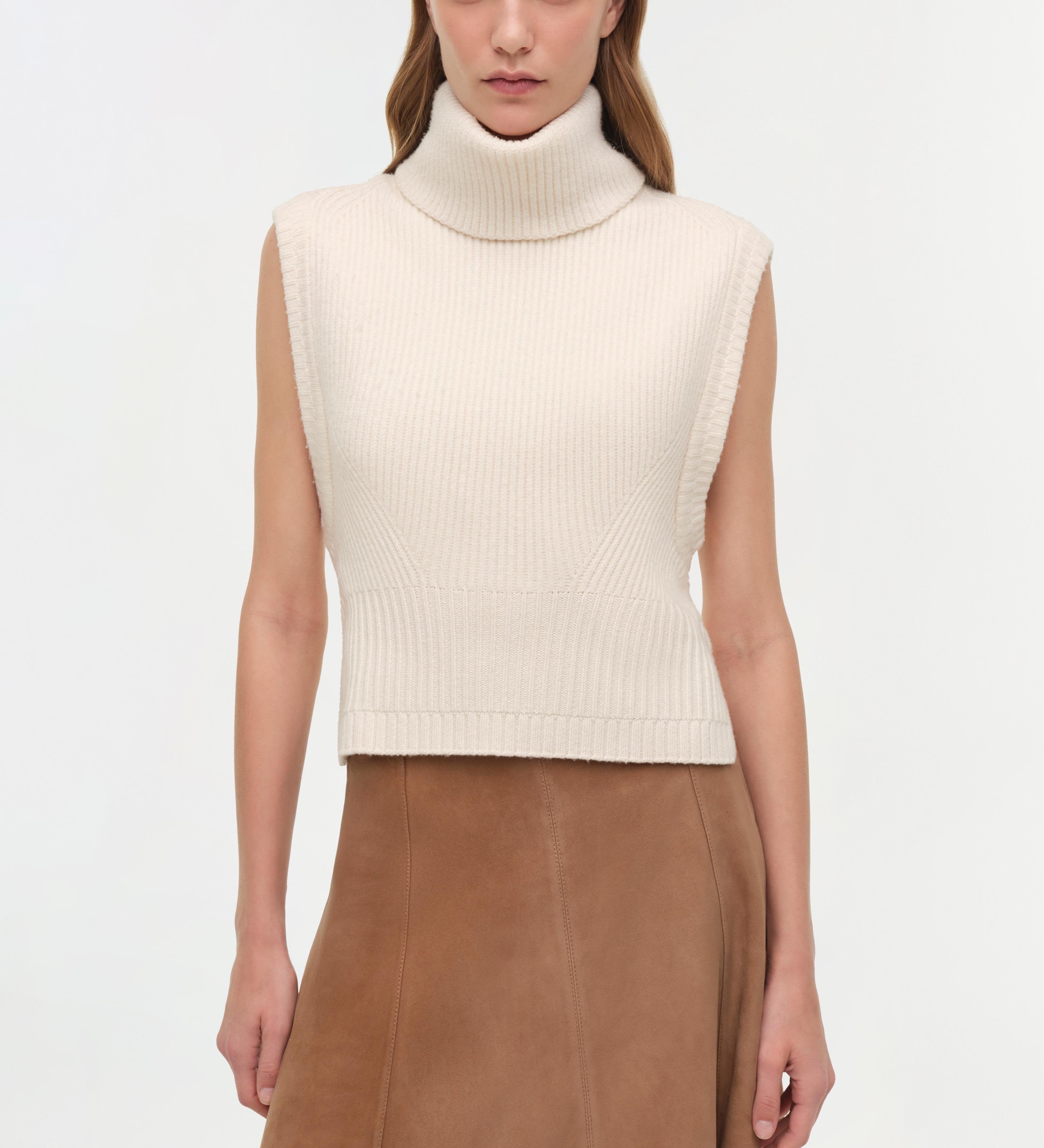 Simkhai - Bonnie Suede Midi Skirt