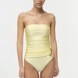 Simkhai - Lorena Shell Strapless One Piece