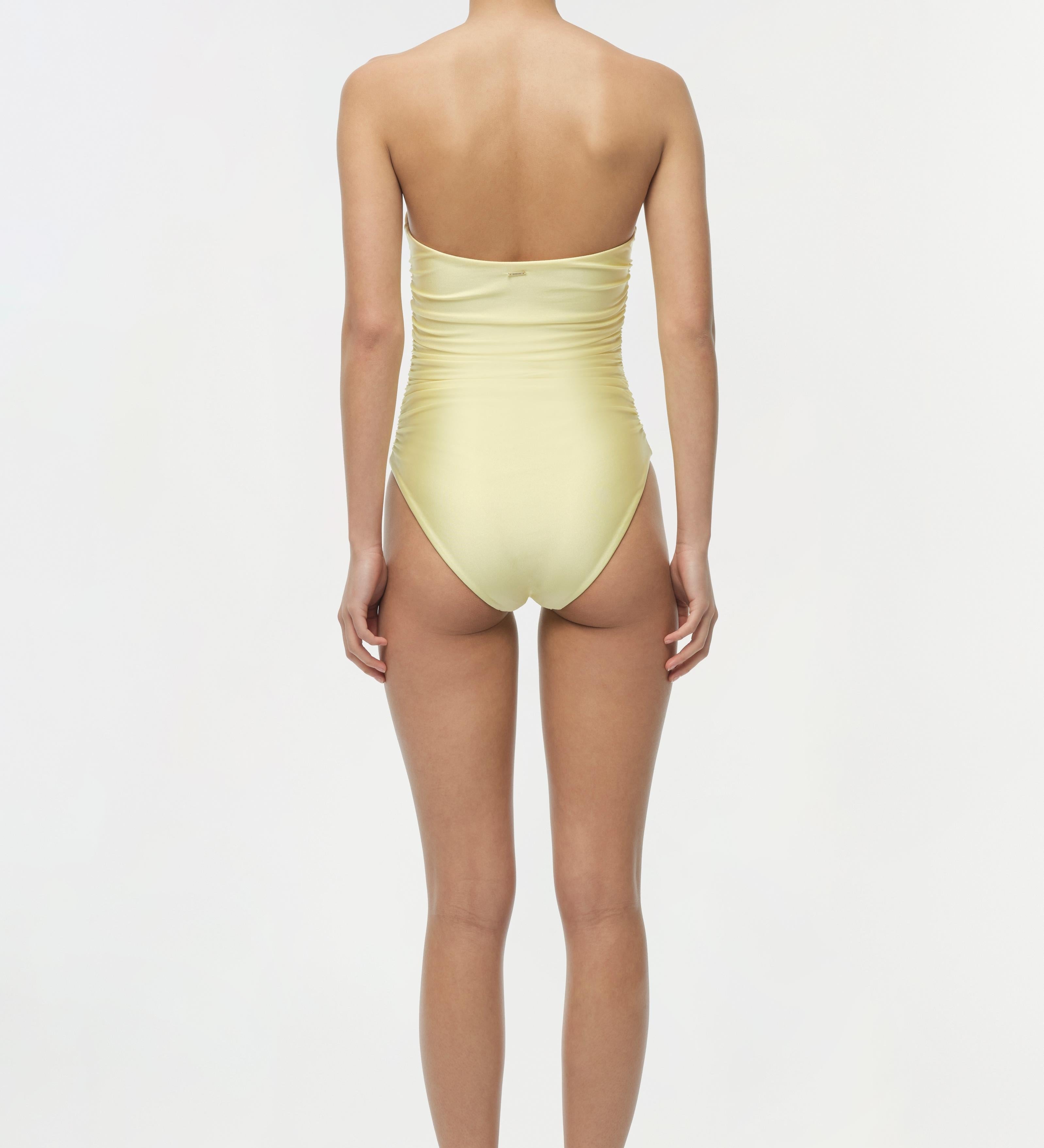 Simkhai - Lorena Shell Strapless One Piece