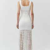 Simkhai - Brionne Scalloped Knit Midi Dress
