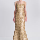 Simkhai - Briella Embellished Satin Gown
