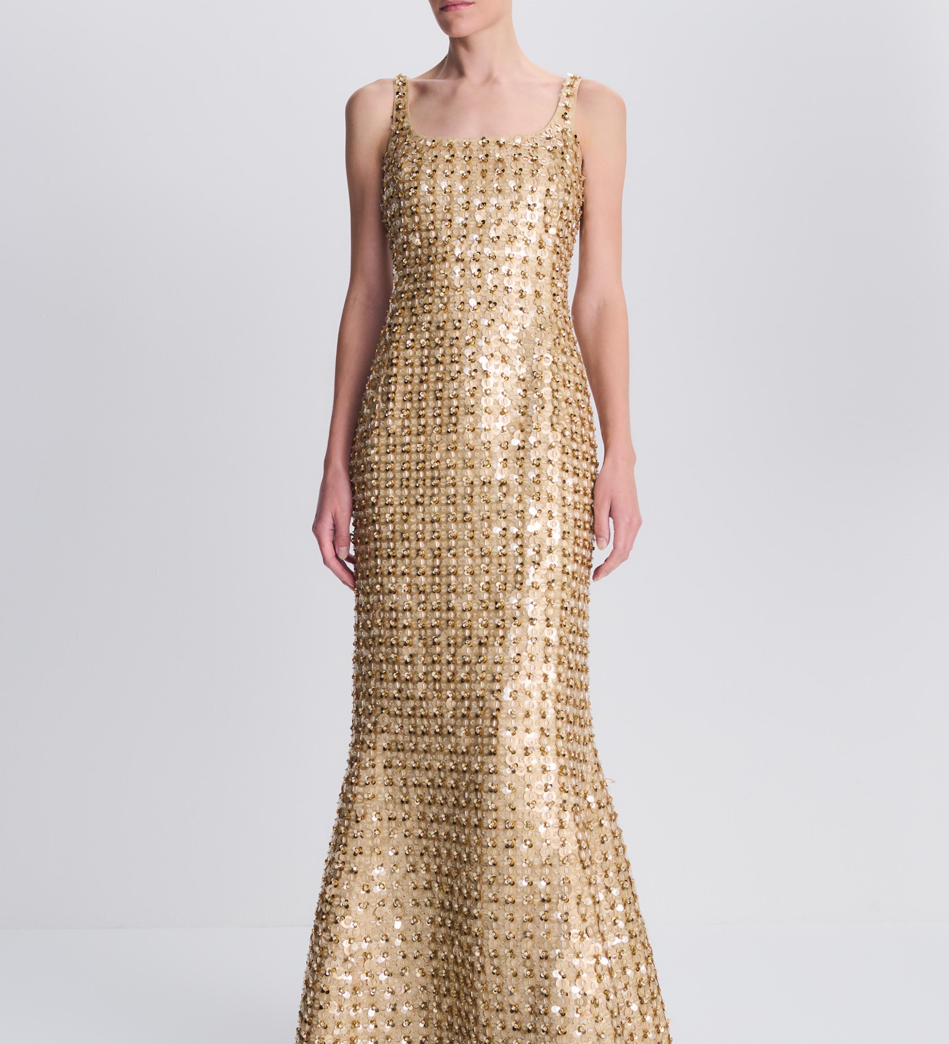 Simkhai - Briella Embellished Satin Gown