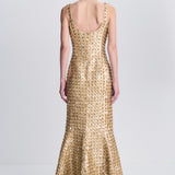 Simkhai - Briella Embellished Satin Gown