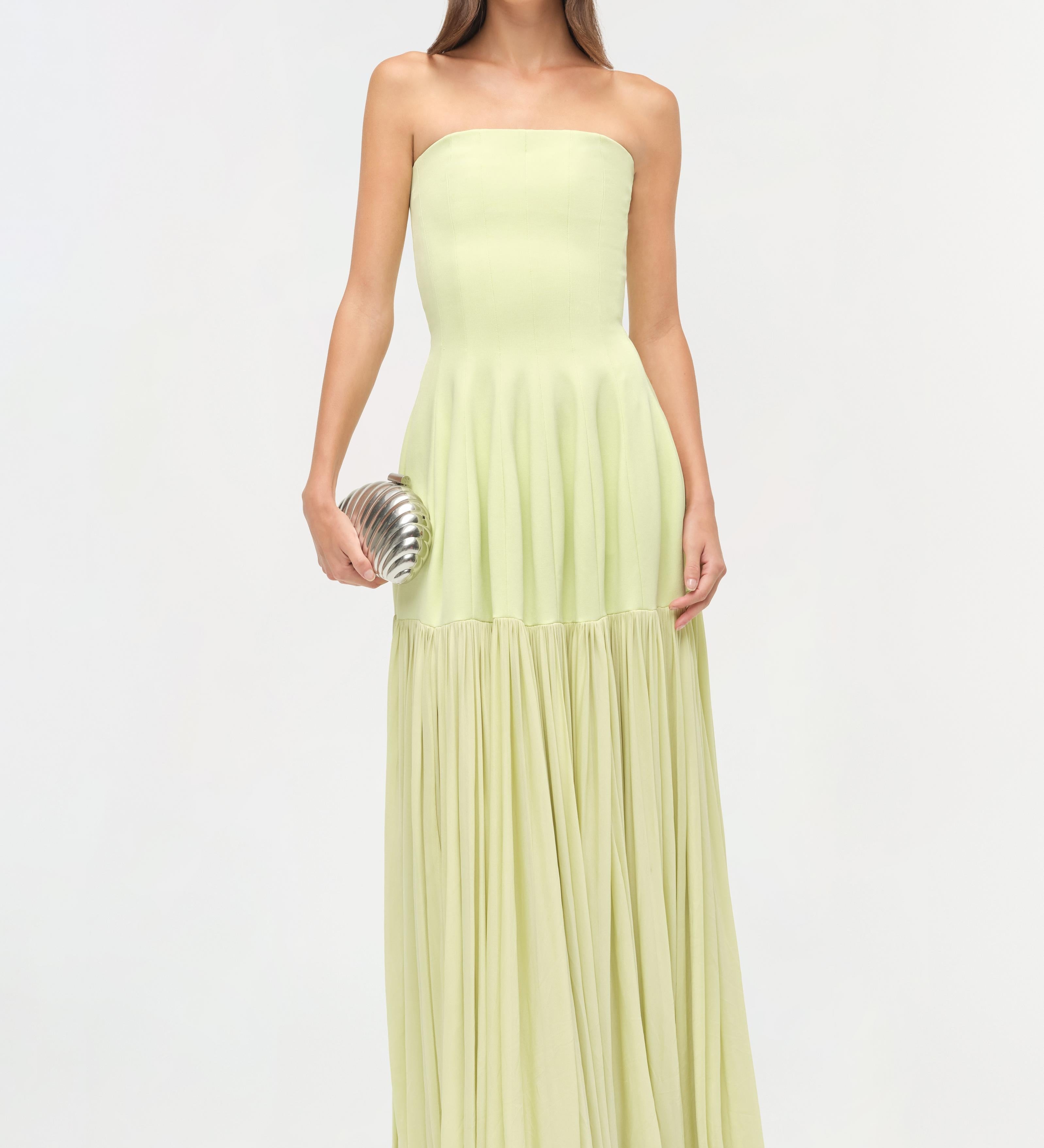 Simkhai - Sandrine Draped Jersey Bustier Midi Dress