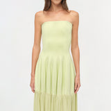 Simkhai - Sandrine Draped Jersey Bustier Midi Dress