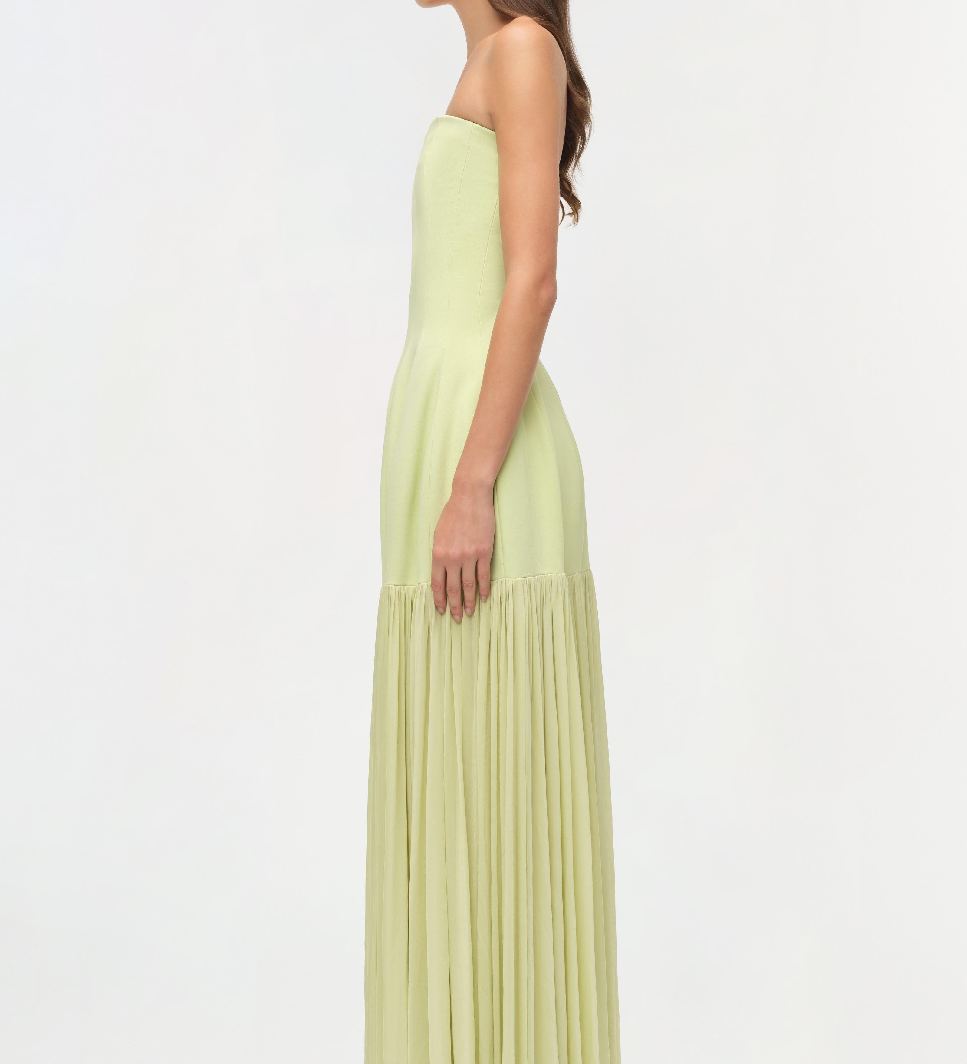 Simkhai - Sandrine Draped Jersey Bustier Midi Dress