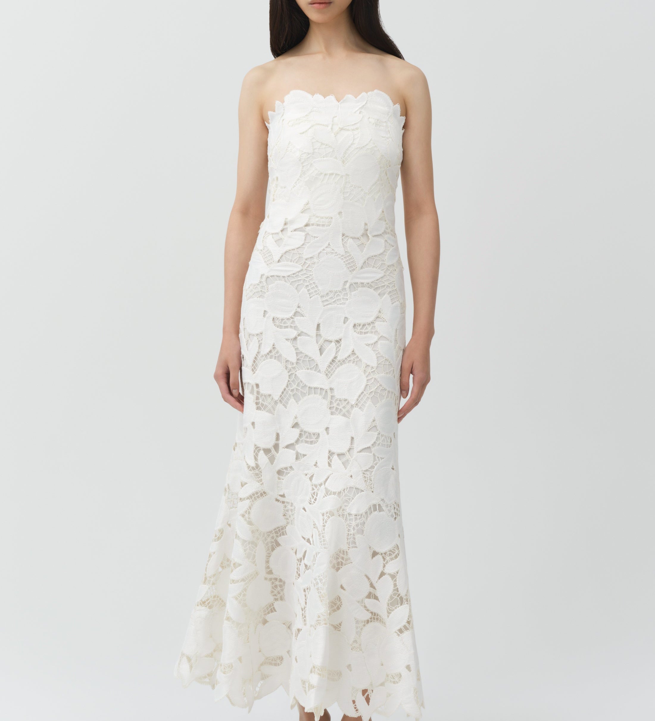 Simkhai - Valletta Strapless Embroidered Dress