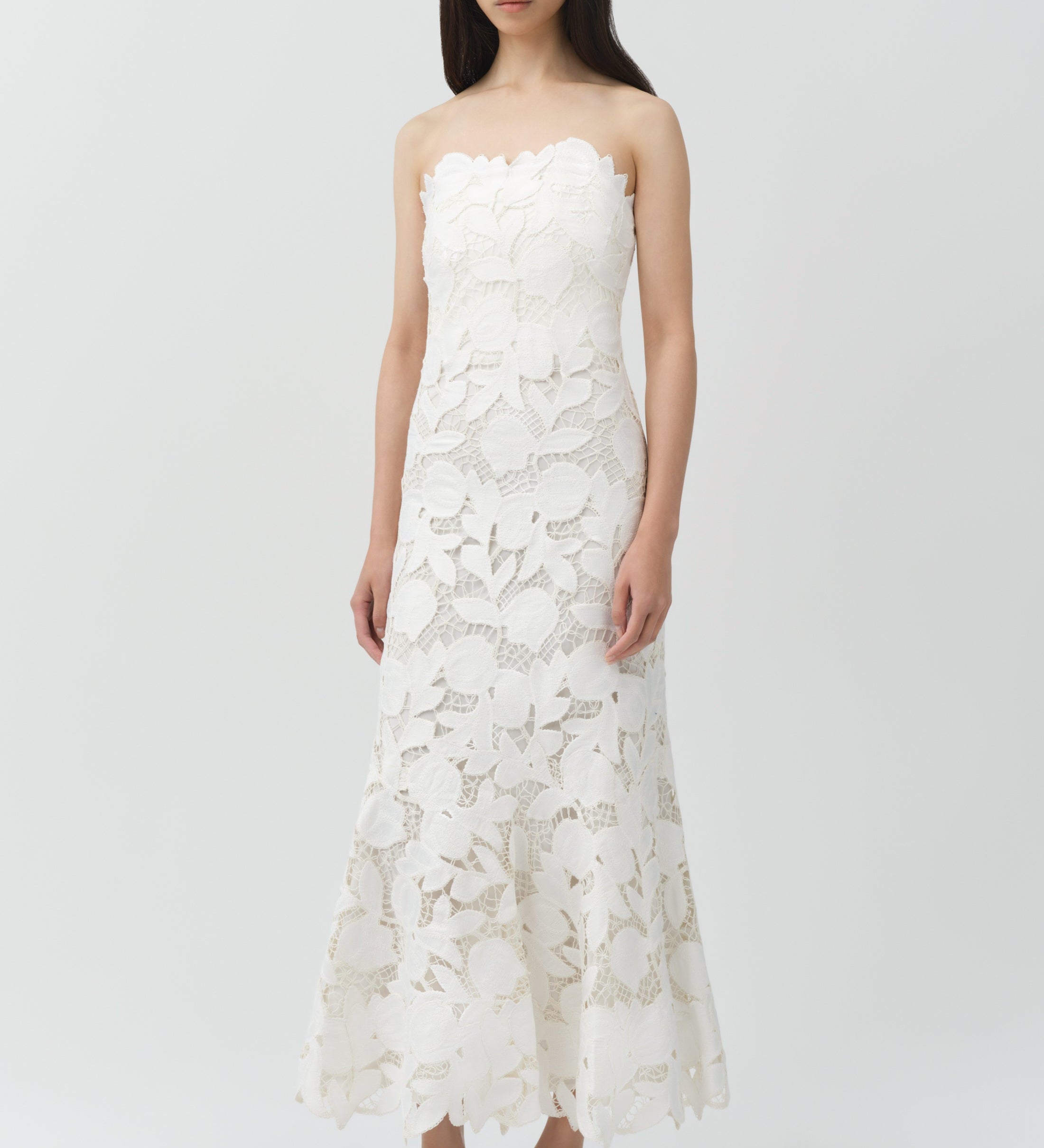 Simkhai - Valletta Strapless Embroidered Dress