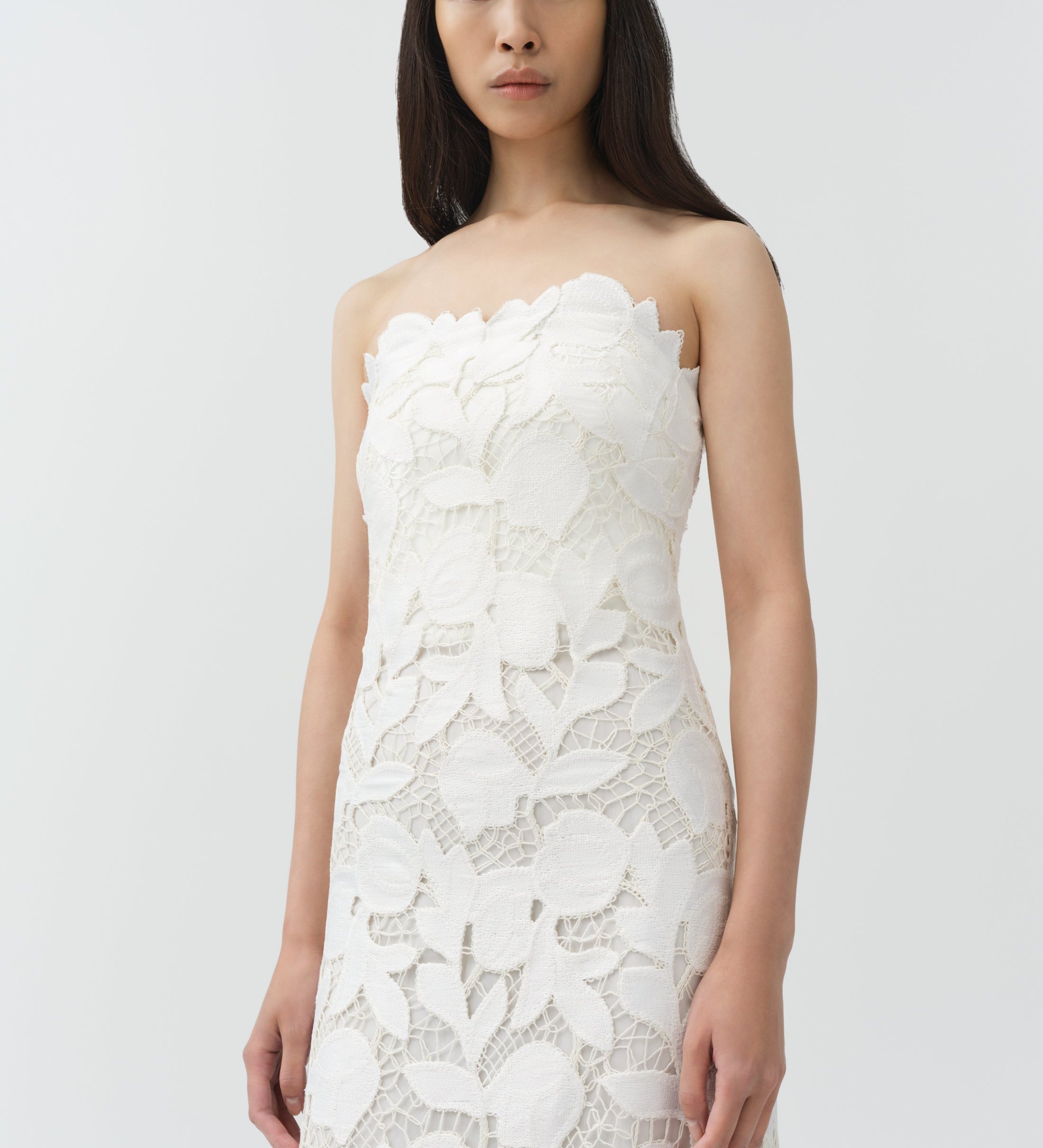 Simkhai - Valletta Strapless Embroidered Dress