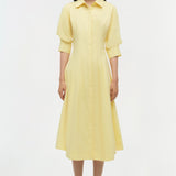 Simkhai - Jazz Cotton Pintuck Midi Dress