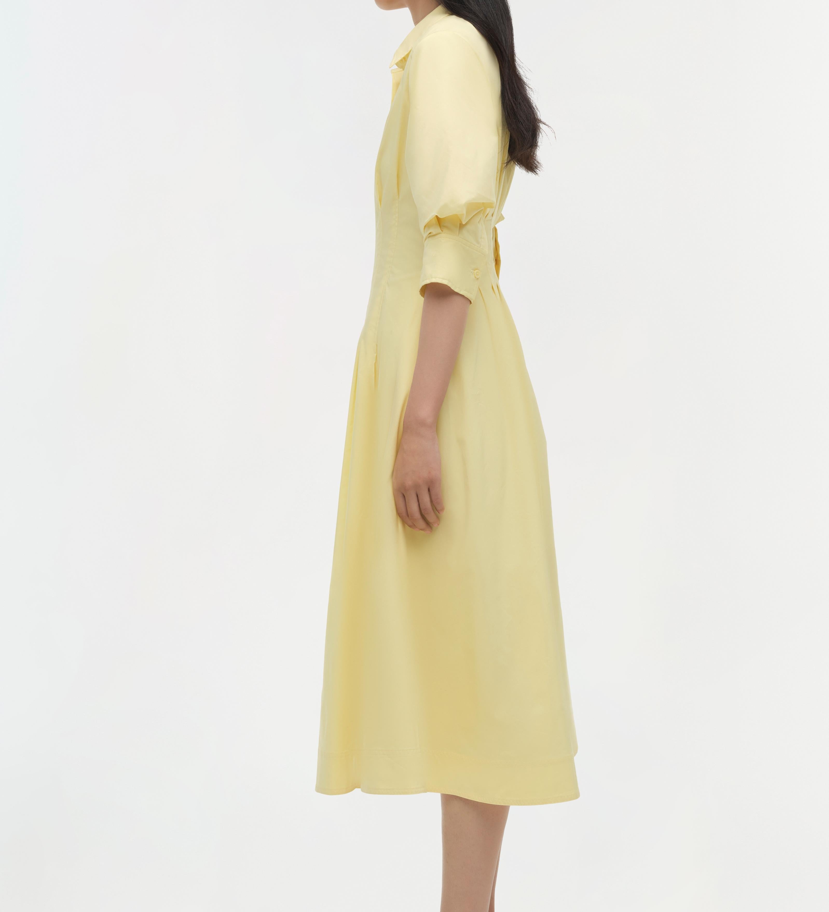Simkhai - Jazz Cotton Pintuck Midi Dress