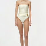 Simkhai - Lorena Shell Strapless One Piece
