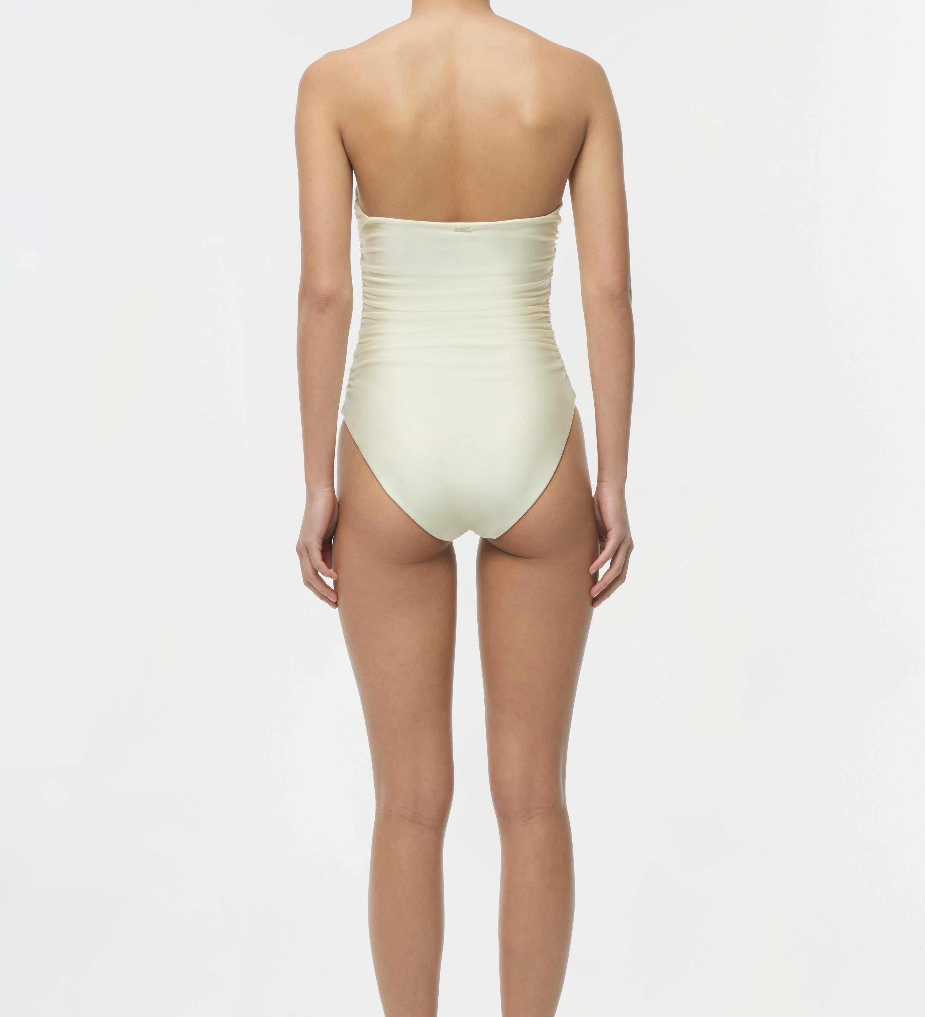 Simkhai - Lorena Shell Strapless One Piece
