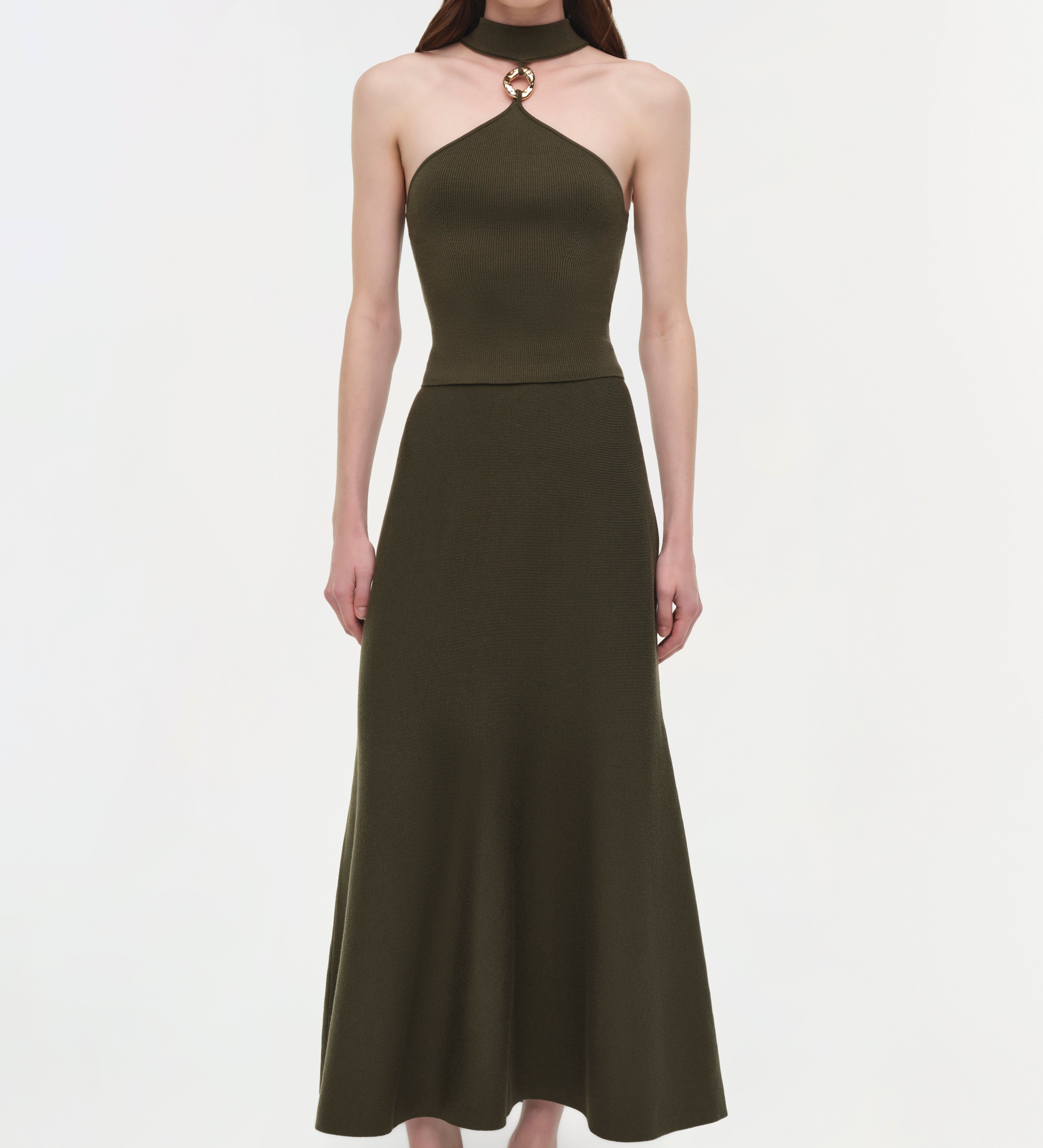 Simkhai - Layne Wool Midi Skirt