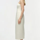Simkhai - Enid Satin Bustier Midi Dress