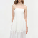 Simkhai - Sandrine Draped Jersey Bustier Midi Dress